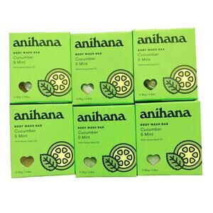 Anihana  body wash bar in cucumber and mint